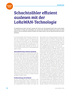 Schachtzähler effizient auslesen mit der LoRaWAN- Technologie