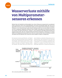 Wasserverluste mithilfe von Multiparametersensoren erkennen