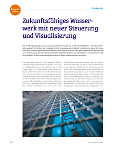 Zukunftsfähiges Wasserwerk mit neuer Steuerung und Visualisierung