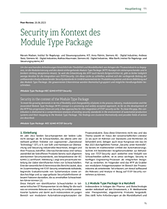 Security im Kontext des Module Type Package