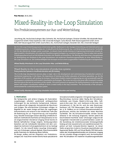 Mixed-Reality-in-the-Loop Simulation