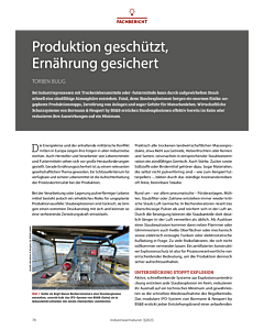 Produktion geschützt, Ernährung gesichert