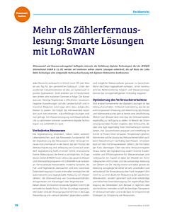 Mehr als Zählerfernauslesung: Smarte Lösungen mit LoRaWAN