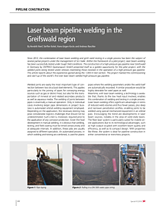 Laser beam pipeline welding in the Greifswald region