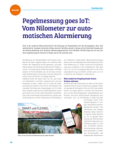 Pegelmessung goes IoT: Vom Nilometer zur automatischen Alarmierung