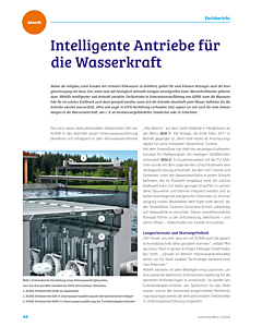 Intelligente Antriebe für die Wasserkraft