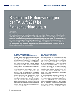 Risiken und Nebenwirkungen der TA Luft 2017 bei Flanschverbindungen