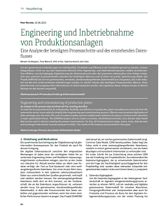 Engineering und Inbetriebnahme von Produktionsanlagen