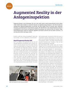 Augmented Reality in der Anlageninspektion