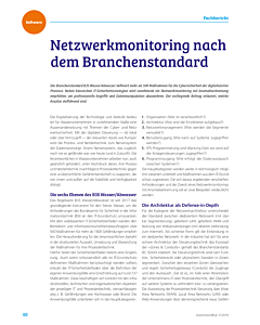 Netzwerkmonitoring nach dem Branchenstandard