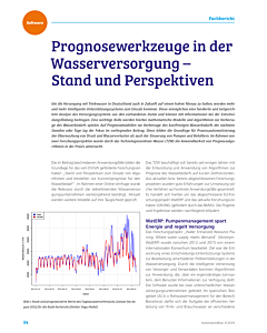 Prognosewerkzeuge in der Wasserversorgung – Stand und Perspektiven