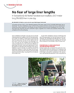 No fear of large liner lengths