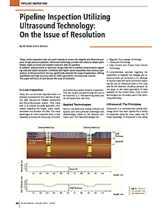 Pipeline Inspection Utilizing Ultrasound Technology: On the Issue of Resolution