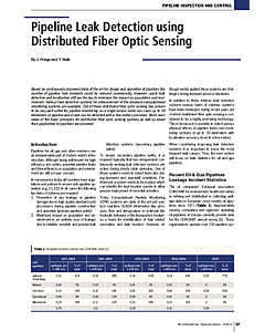 Pipeline Leak Detection using Distributed Fiber Optic Sensing