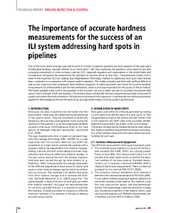 The importance of accurate hardness measurements for the success of an ILI system addressing hard spots in pipelines