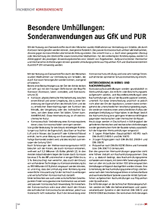 Besondere Umhüllungen: Sonderanwendungen aus GfK und PUR