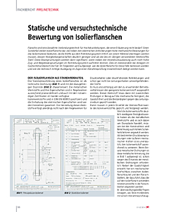 Statische und versuchstechnische Bewertung von Isolierflanschen