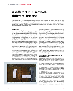 A different NDT method, different defects?