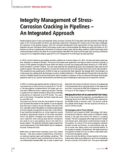 Integrity Management of Stress-Corrosion Cracking in Pipelines – An Integrated Approach