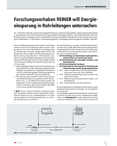 Forschungsvorhaben REINER will Energieeinsparung in Rohrleitungen untersuchen