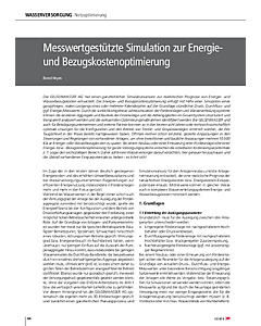 Messwertgestützte Simulation zur Energie- und Bezugskostenoptimierung