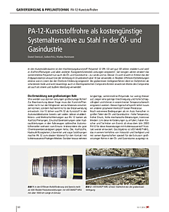 PA-12-Kunststoffrohre als kostengünstige Systemalternative zu Stahl in der Öl- und Gasindustrie
