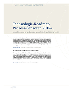 Technologie-Roadmap Prozess-Sensoren 2015+