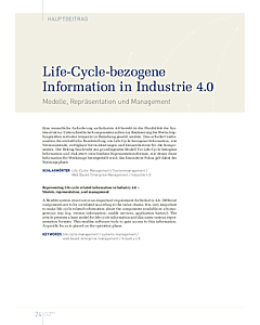 Life-Cycle-bezogene Information in Industrie 4.0