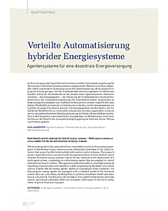 Verteilte Automatisierung hybrider Energiesysteme