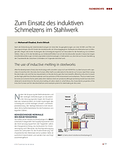 Zum Einsatz des induktiven Schmelzens im Stahlwerk