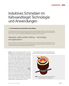 Induktives Schmelzen im Kaltwandtiegel: Technologie und Anwendungen