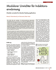 Modularer Umrichter für Induktionserwärmung