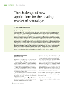The challenge of new applications for the heating market of natural gas