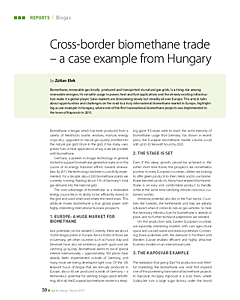 Cross-border biomethane trade – a case example from Hungary