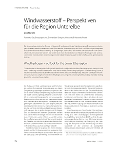 Windwasserstoff – Perspektiven für die Region Unterelbe
