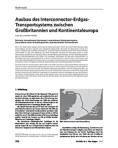 Ausbau des Interconnector-Erdgas-Transportsystems zwischen Großbritannien und Kontinentaleuropa