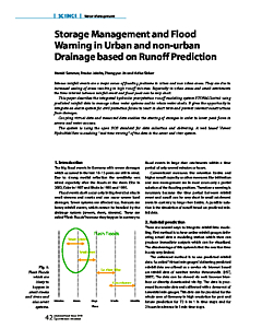 Storage Management and Flood Warning in Urban and non-urban Drainage based on Runoff Prediction