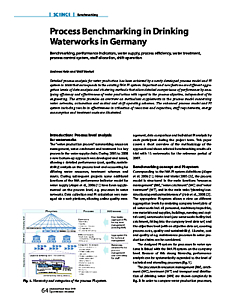 Process Benchmarking in Drinking Waterworks in Germany