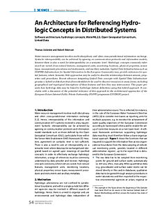 An Architecture for Referencing Hydro­logic Concepts in Distributed Systems