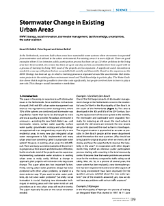 Stormwater Change in Existing Urban Areas