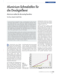 Aluminium-Schmelzöfen für die Druckgießerei