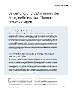 Bewertung und Optimierung der Energieeffizienz von Thermoprozessanlagen