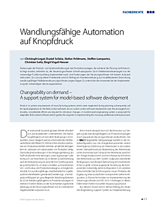 Wandlungsfähige Automation auf Knopfdruck