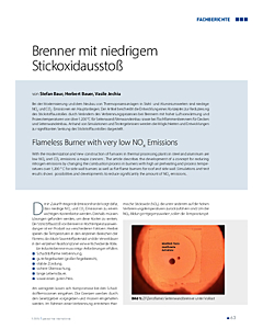 Brenner mit niedrigem Stickoxidausstoß