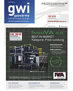 gwi - gaswärme international - Ausgabe 05 2016