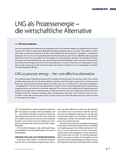 LNG als Prozessenergie – die wirtschaftliche Alternative