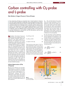 Carbon controlling with O2-probe and L-probe