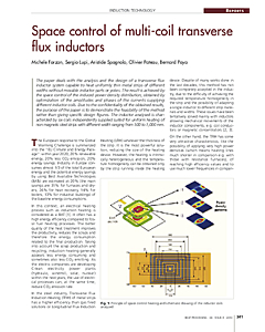 Space control of multi-coil transverse flux inductors