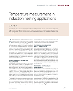 Temperature measurement in induction heating applications