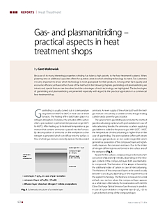 Gas- and plasmanitriding – practical aspects in heat treatment shops